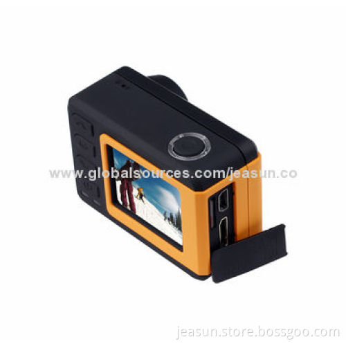1,080P 14MP Sensor Waterproof Sports Camera, Built-in Wi-Fi with Remote Controller